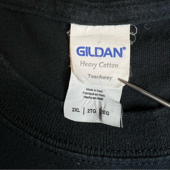 Cotton Army Gold Shield Badge Of Honor Graphic 2 Sided T-Shirt Men’s 2XL Black - Picture 8 of 8